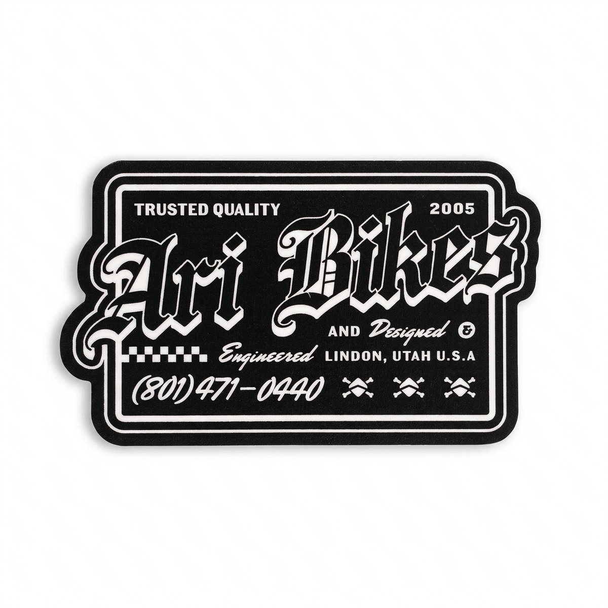 Ari Bikes Number Sticker