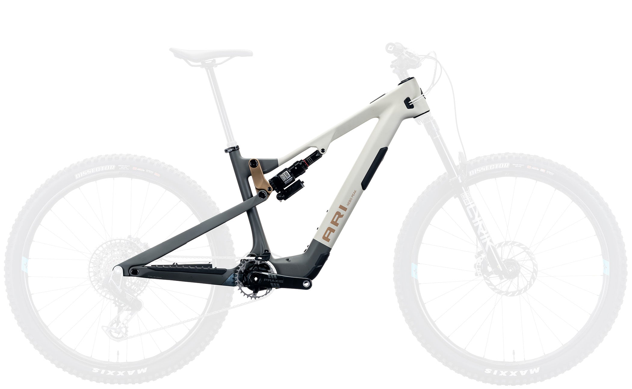 Nebo Peak Frameset Granite Gold (XL) Outlet