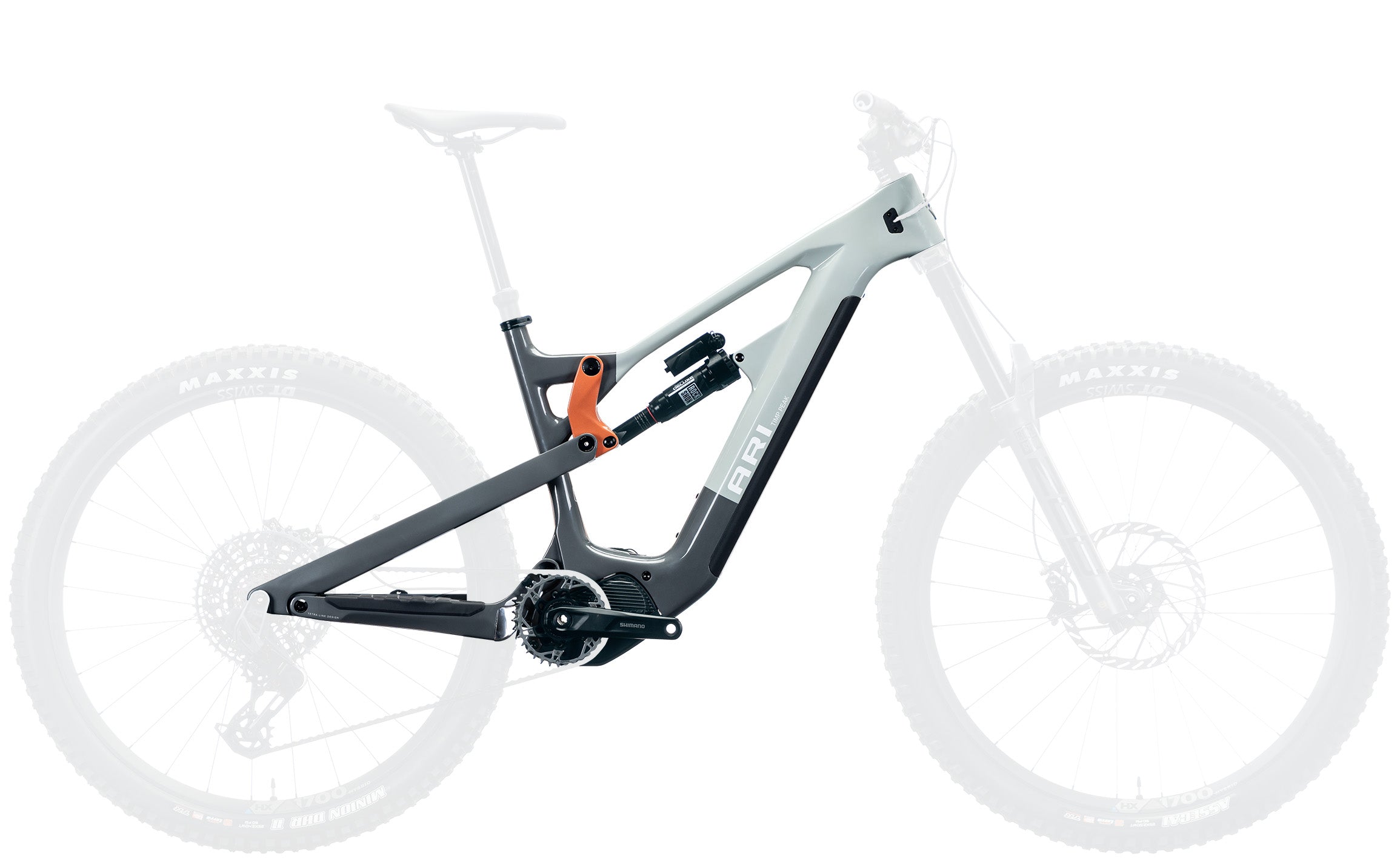 Timp Peak Frameset Smoke Grey/Ember (Large) Outlet – Ari Bikes