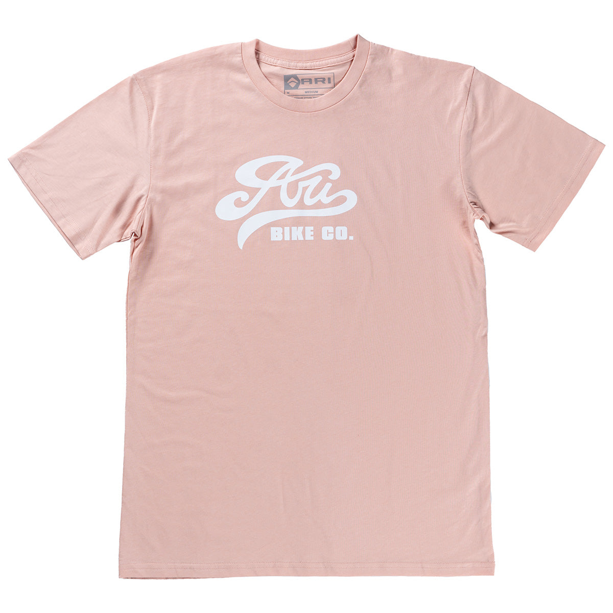 Scroll Logo Short Sleeve Women's Tee - Pale Pink