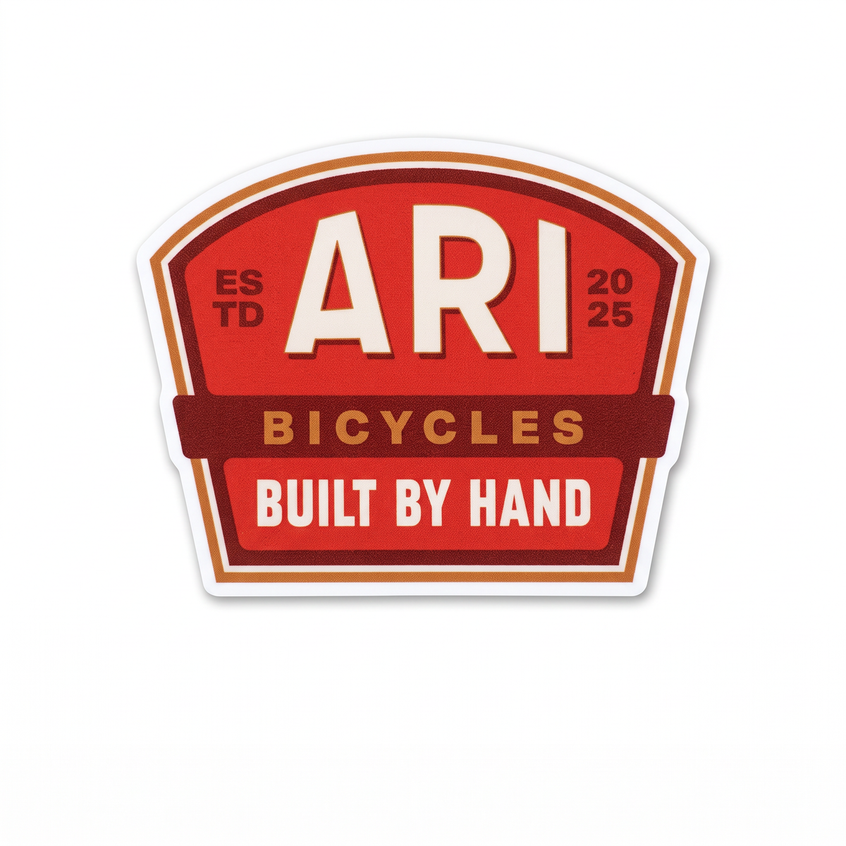 Ari Built By Hand Sticker