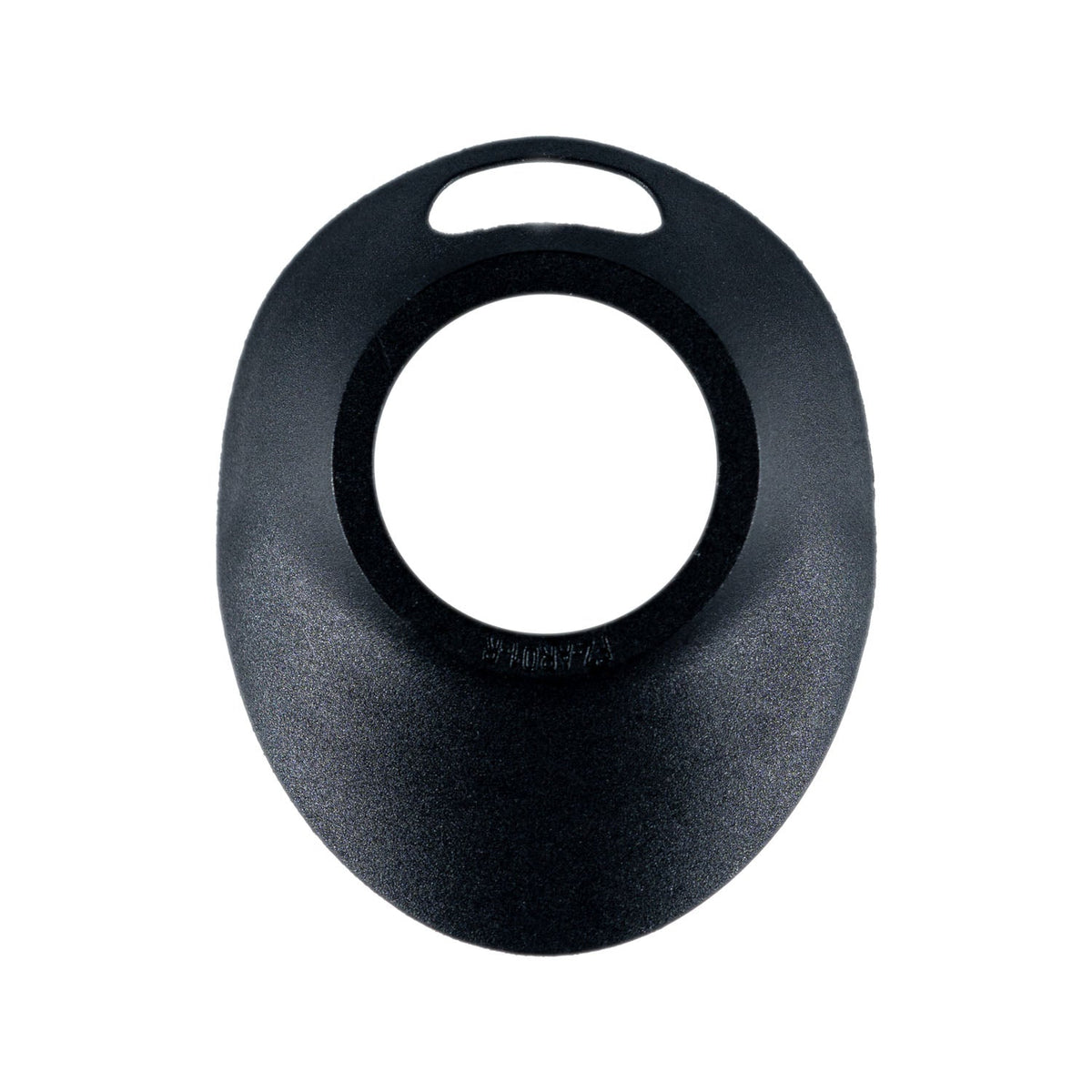 Veyo headset top cap for SRS and round frames, black cover, top view