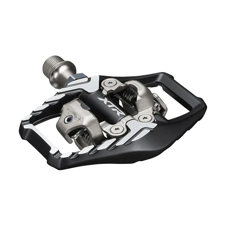 Shimano XTR M9120 SPD trail pedal, angled view