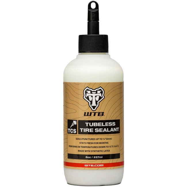 Bottle of WTB TCS tubeless tire sealant, 8 oz