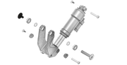 Upper Rocker bolt, male half